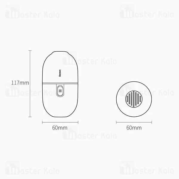 جارو برقی Baseus C2 Desktop Capsule Vacuum Cleaner CRXCQC2A-01 4W 700Pa