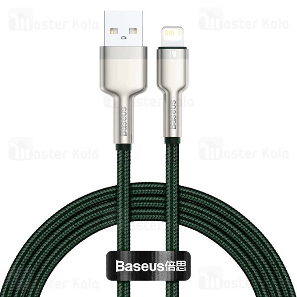 کابل لایتنینگ Baseus Cafule Series Metal CALJK-A01 Lightning 1m 2.4A