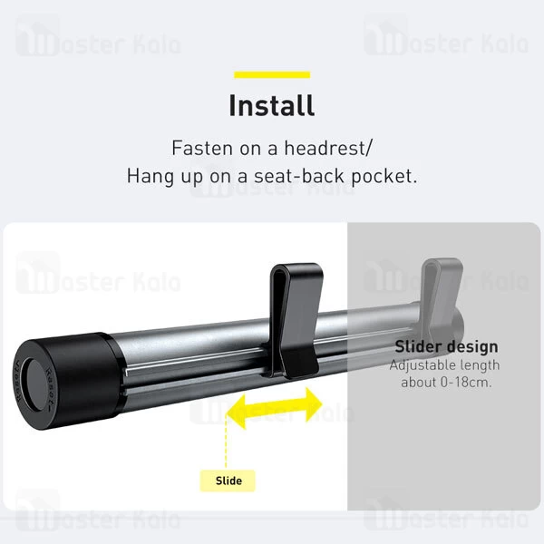کیسه زباله خودرو بیسوس Baseus Car Backseat Trash Bag CRLJD-C01 پک 40 عددی دارای گیره