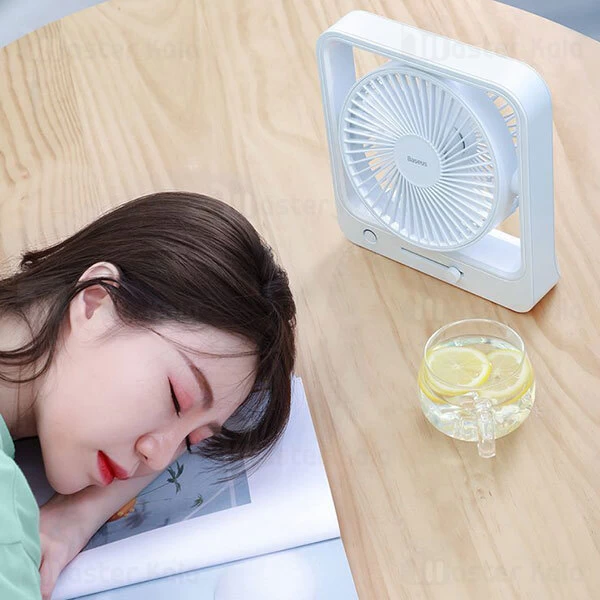 پنکه بیسوس Baseus Cube Shaking Fan 5400mAh CXMF-02