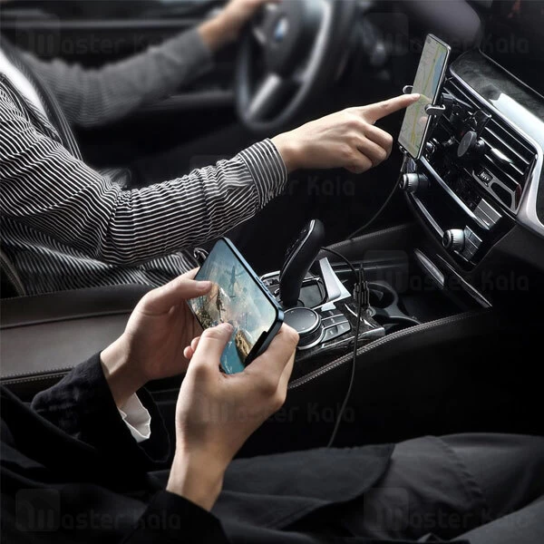 شارژر فندکی بیسوس Baseus Grain Pro Car Charger CCXML-U CCALLP-01 Dual USB 4.8A