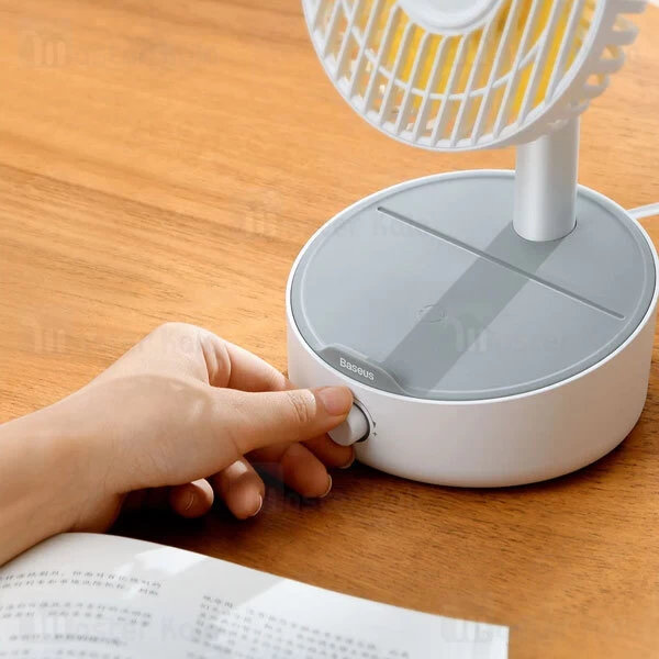 استند و شارژر وایرلس بیسوس Baseus Hermit توان 10 وات دارای پنکه