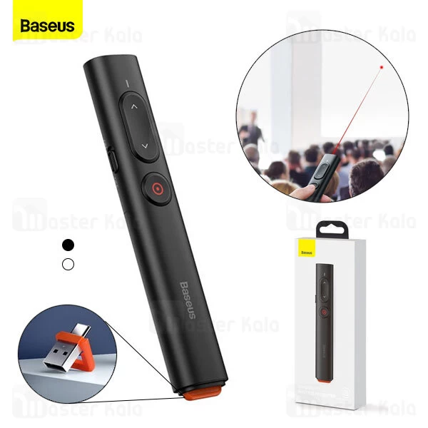 پوینتر و پرزنتر بیسوس Baseus Orange Dot PPT Wireless Presenter Youth ACFYB-A01