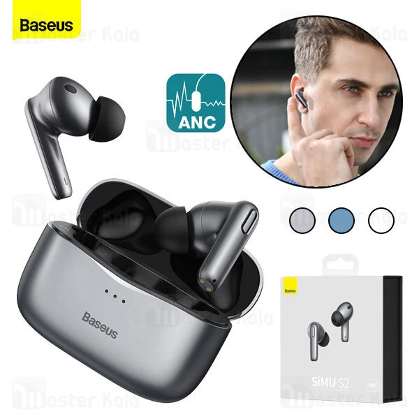 هندزفری بلوتوث Baseus SIMU S2 ANC TWS Bluetooth Earphones NGS2-0G