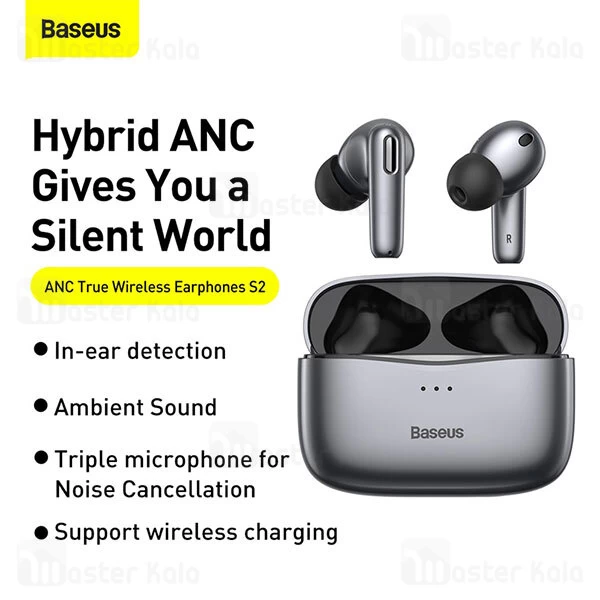 هندزفری بلوتوث Baseus SIMU S2 ANC TWS Bluetooth Earphones NGS2-0G