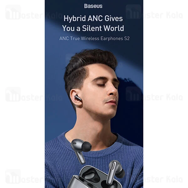 هندزفری بلوتوث Baseus SIMU S2 ANC TWS Bluetooth Earphones NGS2-0G