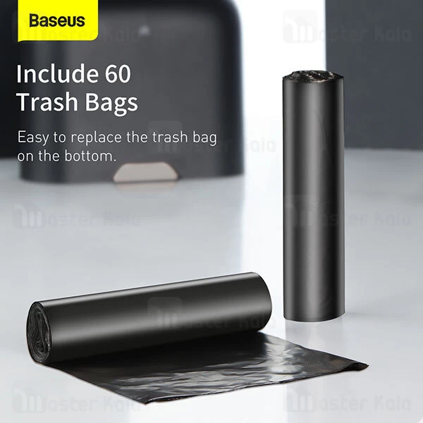 سطل زباله Baseus Vehicle-Mounted Trash Bag Applicable To Smart Cleaner Auto Car Trash Can CRLJT01-01