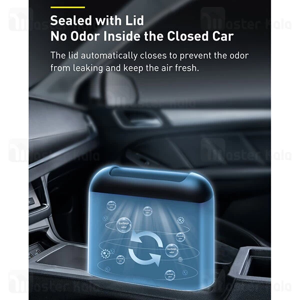 سطل زباله Baseus Vehicle-Mounted Trash Bag Applicable To Smart Cleaner Auto Car Trash Can CRLJT01-01
