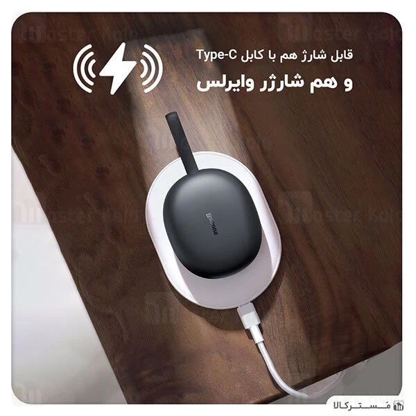 ﻿هندزفری بلوتوث Baseus W05 Encok True Wireless Earphones NGW05-01