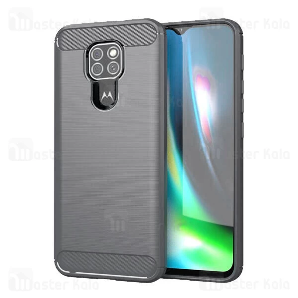 قاب محافظ ژله ای موتورولا Motorola Moto G9 Play Rugged Armor Fiber Carbon