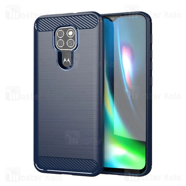 قاب محافظ ژله ای موتورولا Motorola Moto G9 Play Rugged Armor Fiber Carbon