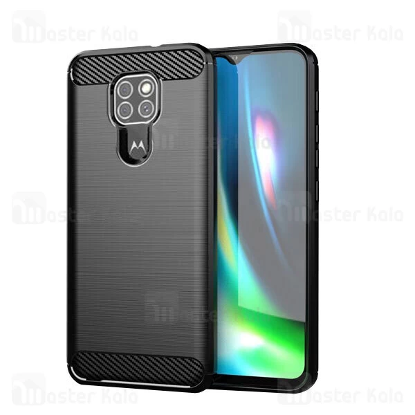 قاب محافظ ژله ای موتورولا Motorola Moto G9 Play Rugged Armor Fiber Carbon