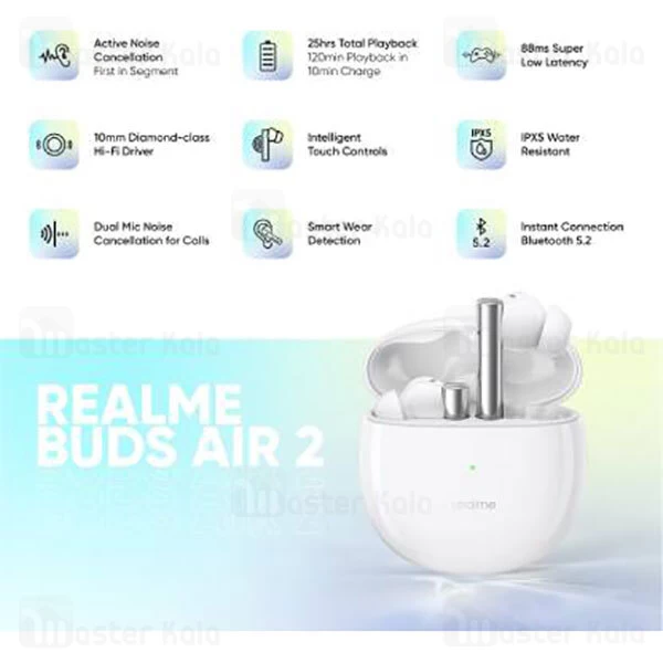 هندزفری بلوتوث Realme Buds Air 2 True Wireless Earbuds