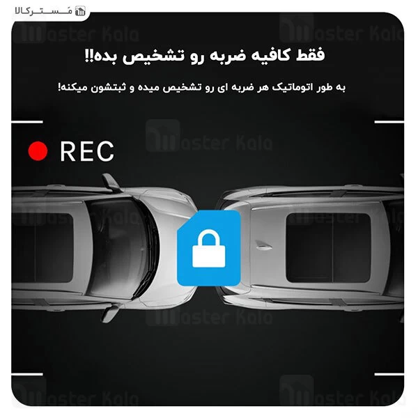 دوربین خودروی شیائومی Xiaomi 70mai Dash Cam A400 Plus Rear Cam Set به همراه ست دوربین عقب