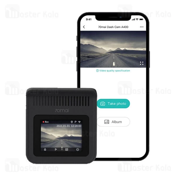دوربین خودروی شیائومی Xiaomi 70mai Dash Cam A400 Plus Rear Cam Set به همراه ست دوربین عقب