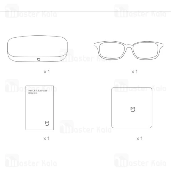 عینک محافظ چشم Xiaomi Mijia Children Anti Blue Ray Glasses HMJ03TS