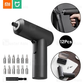 پیچ گوشتی شارژی شیائومی Xiaomi Mijia Electric Screwdriver Cordless 3.6V S2 MJDDLSD001QW دارای 12 سری