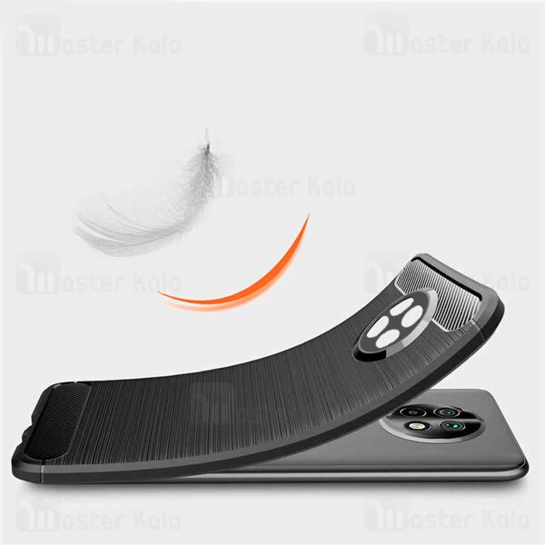 قاب محافظ ژله ای Xiaomi Redmi Note 9 5G / Note 9T Fiber Carbon Rugged Armor Case