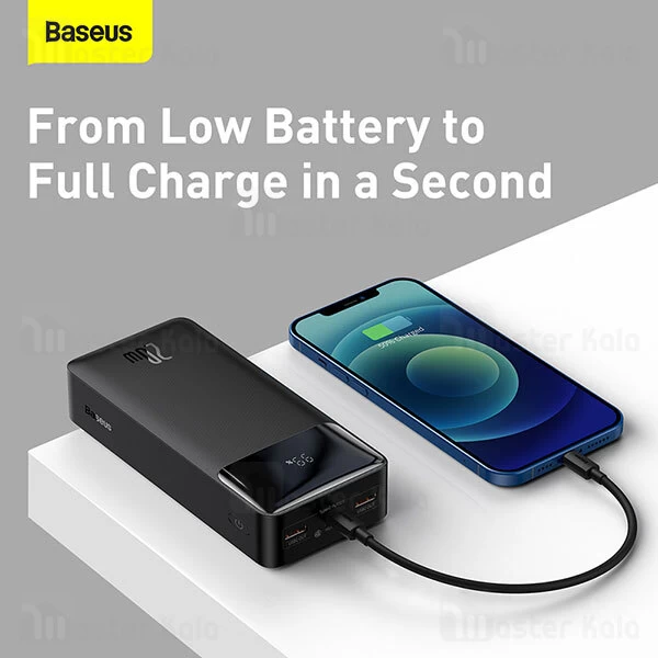 پاوربانک Baseus Bipow Digital Display 30000mAh 20W Power Bank PPBD30K PPDML-N01