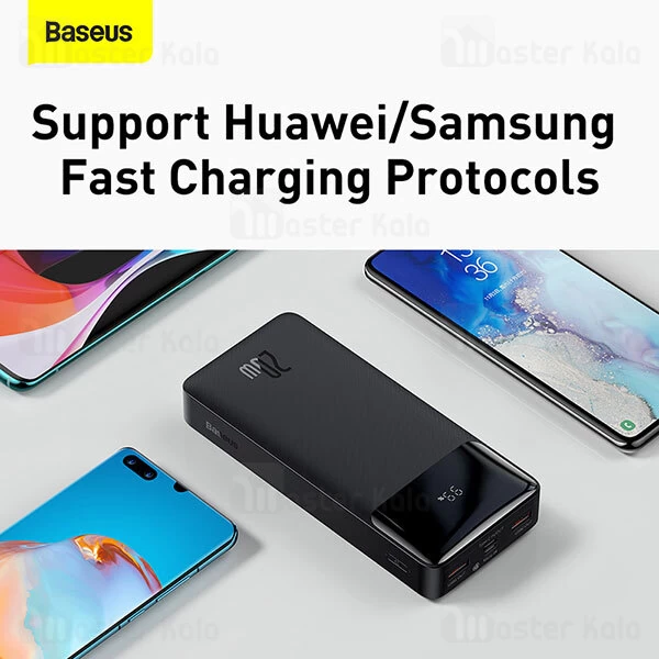 پاوربانک Baseus Bipow Digital Display 20000mAh 20W Power Bank PPBD20K PPDML-M01