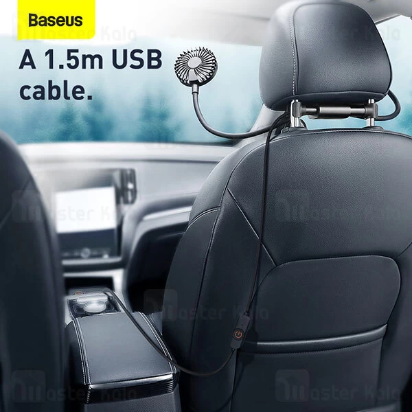 پنکه بیسوس Baseus Blustery Car Two-Headed Vehicle Fan CXJF-01