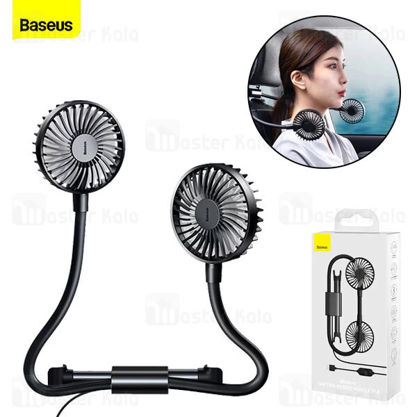 پنکه بیسوس Baseus Blustery Car Two-Headed Vehicle Fan CXJF-01