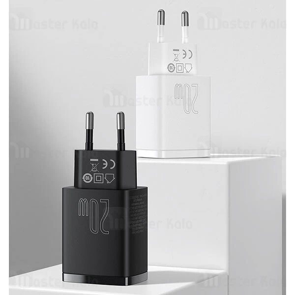 شارژر دیواری Baseus Compact Quick Charger U+C 20W CCCP20UE CCXJ-B01
