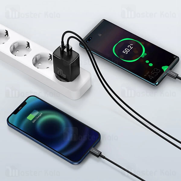 شارژر دیواری Baseus Compact Quick Charger U+C 20W CCCP20UE CCXJ-B01