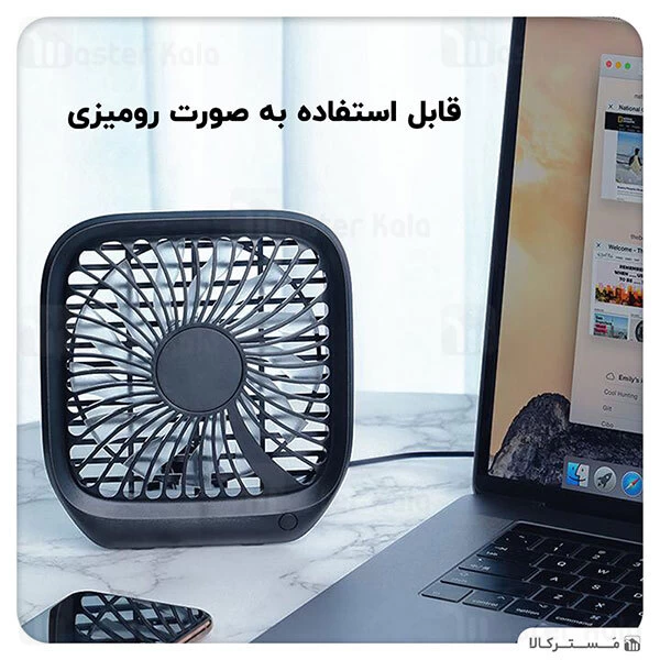 پنکه رومیزی بیسوس Baseus Foldable Vehicle-mounted CXZD-01 مناسب اتومبیل