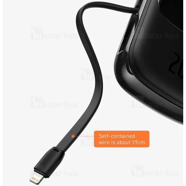 پاوربانک 20000 بیسوس Baseus Qpow Digital Display PPQD-H01 توان 20 وات همراه با کابل متصل