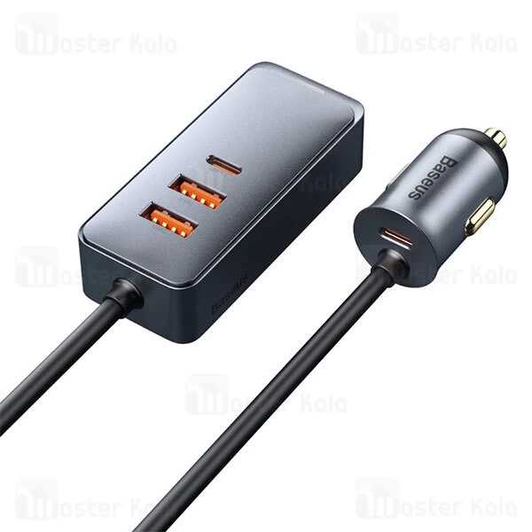 شارژر فندکی Baseus Share Together Car Charger Cigarette Lighter Expansion 120W CCBX-120C2 CCBT-A0G