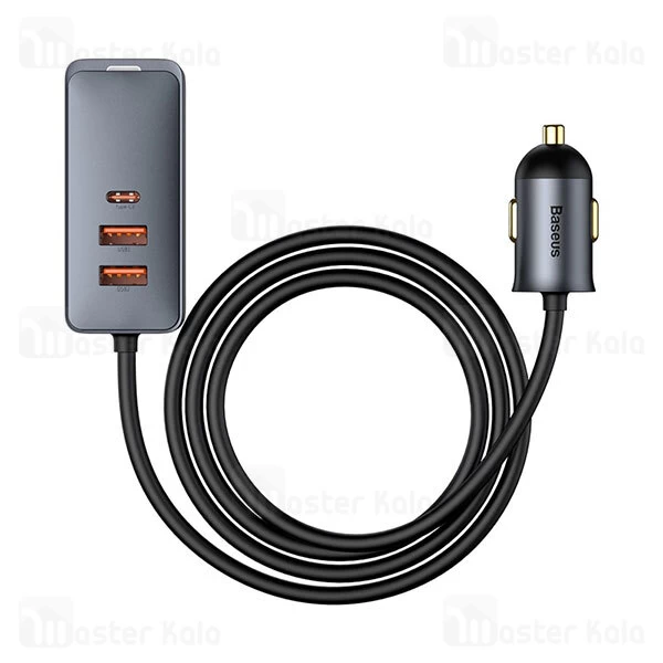 شارژر فندکی Baseus Share Together Car Charger Cigarette Lighter Expansion 120W CCBX-120C2 CCBT-A0G