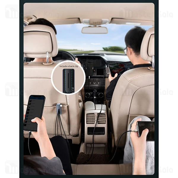 شارژر فندکی Baseus Share Together Car Charger Cigarette Lighter Expansion 120W CCBX-120C2 CCBT-A0G