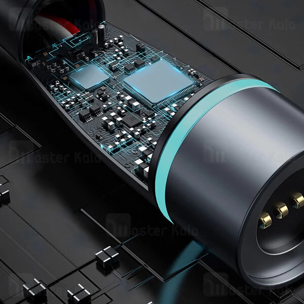 کابل شارژر مگنتی لپ تاپ لنوو بیسوس Baseus Zinc Lenovo Type C to DC CATXC-X01 طول 2 متر توان 100 وات