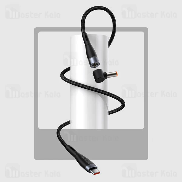 کابل شارژر مگنتی لپ تاپ لنوو بیسوس Baseus Zinc Lenovo Type C to DC CATXC-X01 طول 2 متر توان 100 وات