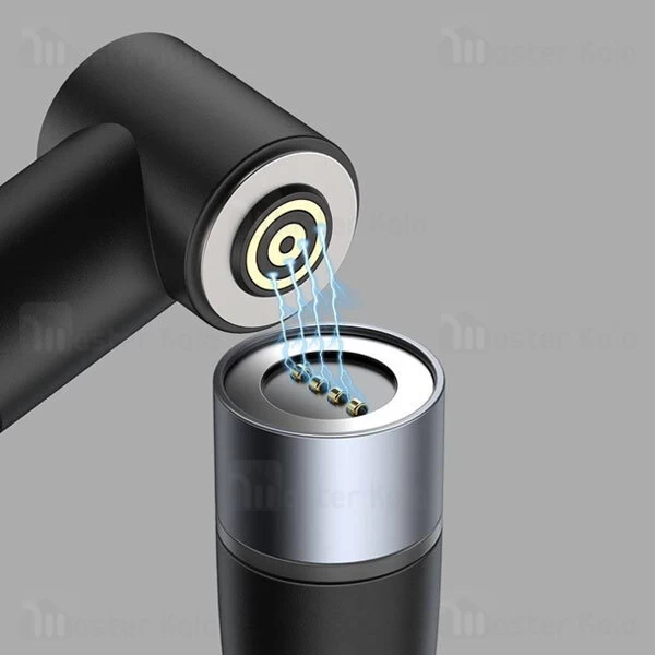 کابل شارژر مگنتی لپ تاپ لنوو بیسوس Baseus Zinc Lenovo Type C to DC CATXC-Y01 طول 2 متر توان 100 وات