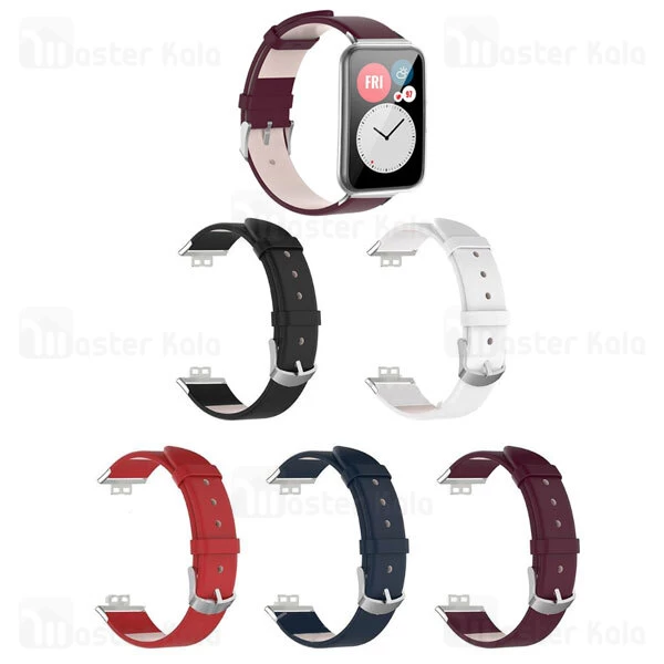 بند دستبند سلامتی هواوی Huawei Watch Fit Smart Band Leather Strap