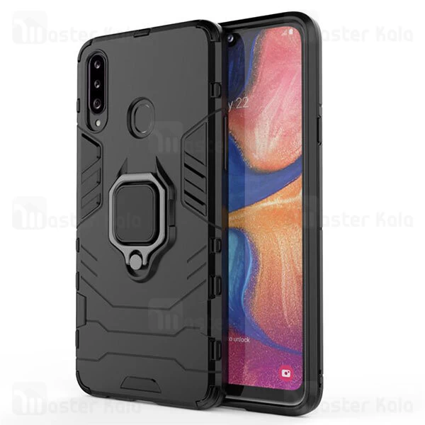 قاب Samsung Galaxy A20s / A207 KEYSION ShockProof Armor Ring Holder Case