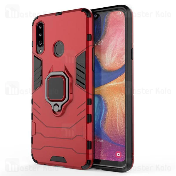 قاب Samsung Galaxy A20s / A207 KEYSION ShockProof Armor Ring Holder Case