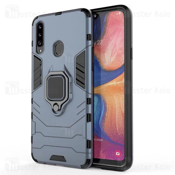 قاب Samsung Galaxy A20s / A207 KEYSION ShockProof Armor Ring Holder Case