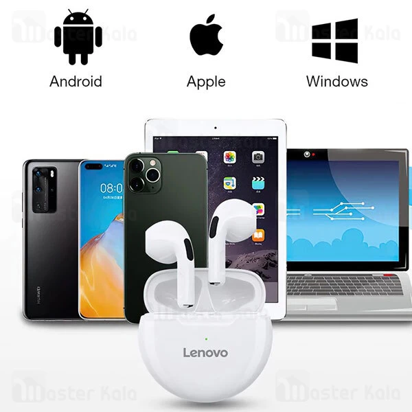 ﻿هندزفری بلوتوث Lenovo HT38 True Wireless Stereo Bluetooth HiFi Earbuds