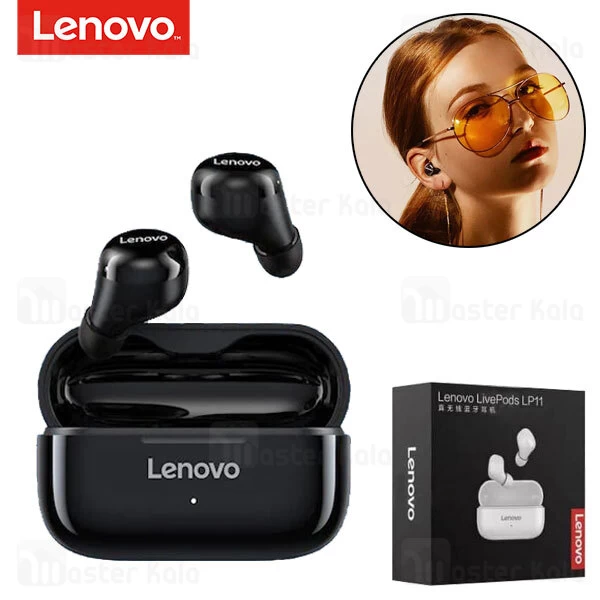 هندزفری بلوتوث دوگوش لنوو Lenovo LivePods LP11 Wireless Earphone