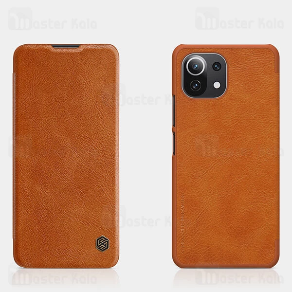 کیف چرمی Nillkin Qin Leather Case Xiaomi Mi 11 Lite / Mi 11 Lite 5G