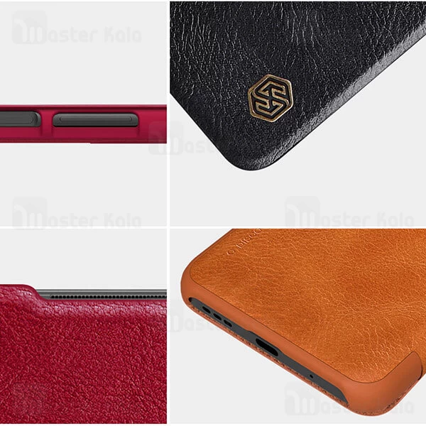 کیف چرمی Nillkin Qin Leather Case Xiaomi Redmi Note 10 5G / Poco M3 Pro 5G