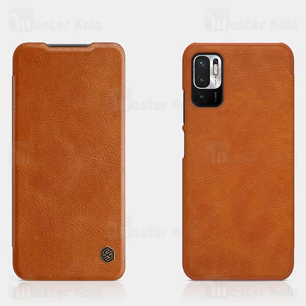 کیف چرمی Nillkin Qin Leather Case Xiaomi Redmi Note 10 5G / Poco M3 Pro 5G
