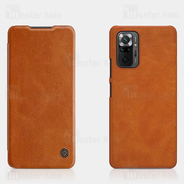 کیف چرمی Nillkin Qin Leather Case Xiaomi Redmi Note 10 Pro / Note 10 Pro Max