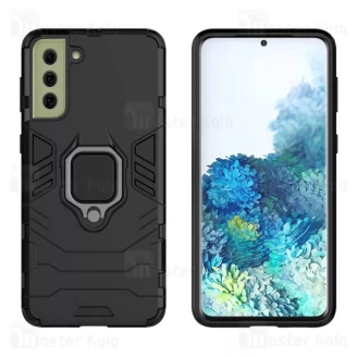 گارد ضد ضربه انگشتی سامسونگ Samsung Galaxy S21 FE Black Panther KEYSION Shockproof Armor Ring