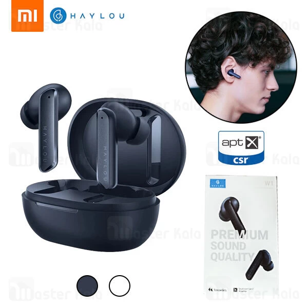 ﻿هندزفری بلوتوث Xiaomi Haylou W1 AptX CVC8 TWS Earphones