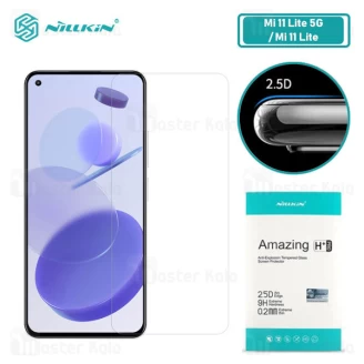 محافظ صفحه نمایش شیشه ای نیلکین شیائومی Xiaomi Mi 11 Lite / Mi 11 Lite 5G Nillkin H+ Pro