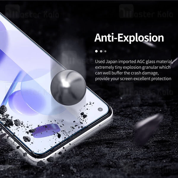 گلس نیلکین Xiaomi Redmi Note 10 5G / Poco M3 Nillkin H Plus Pro Glass